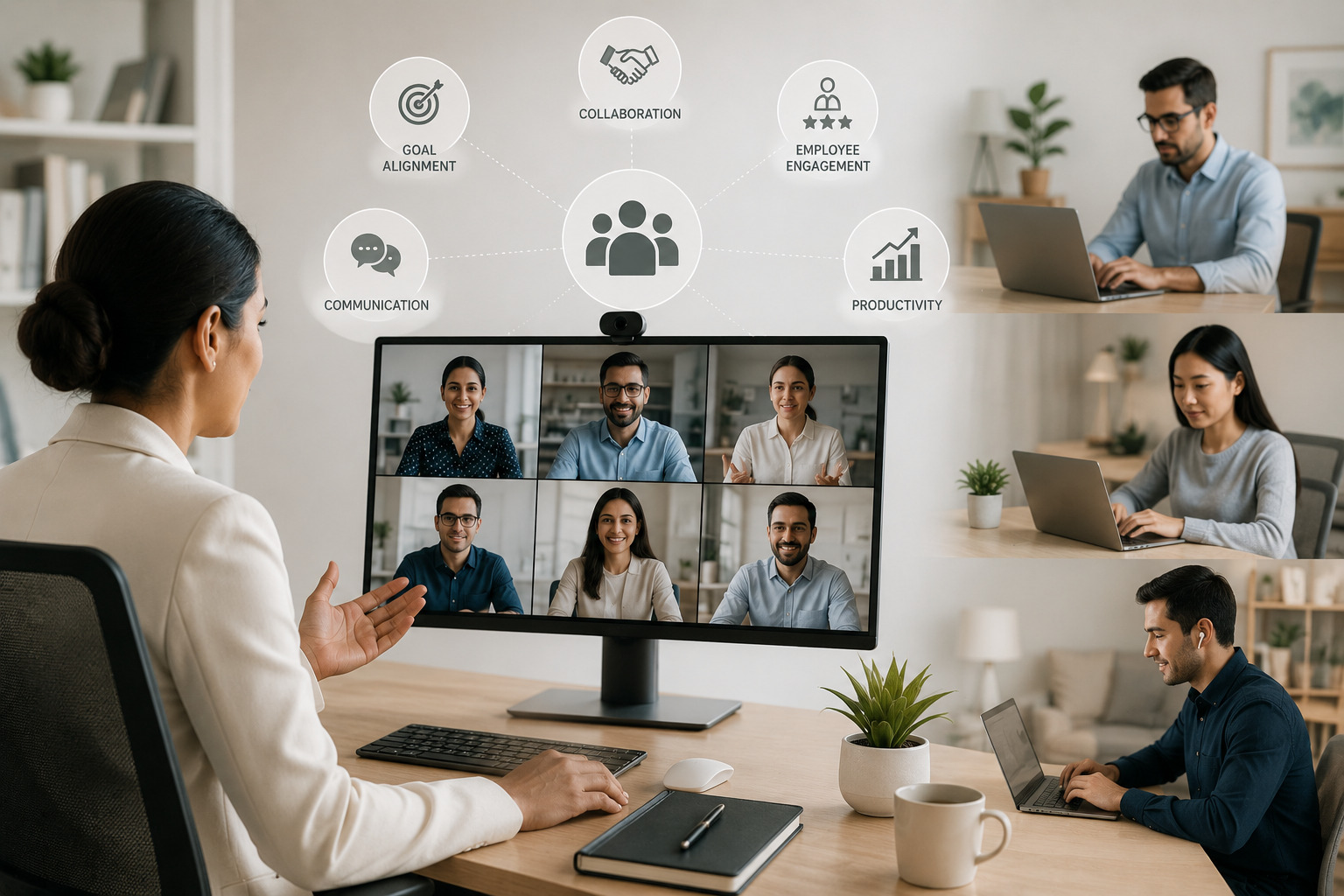 Leading Hybrid Workforces