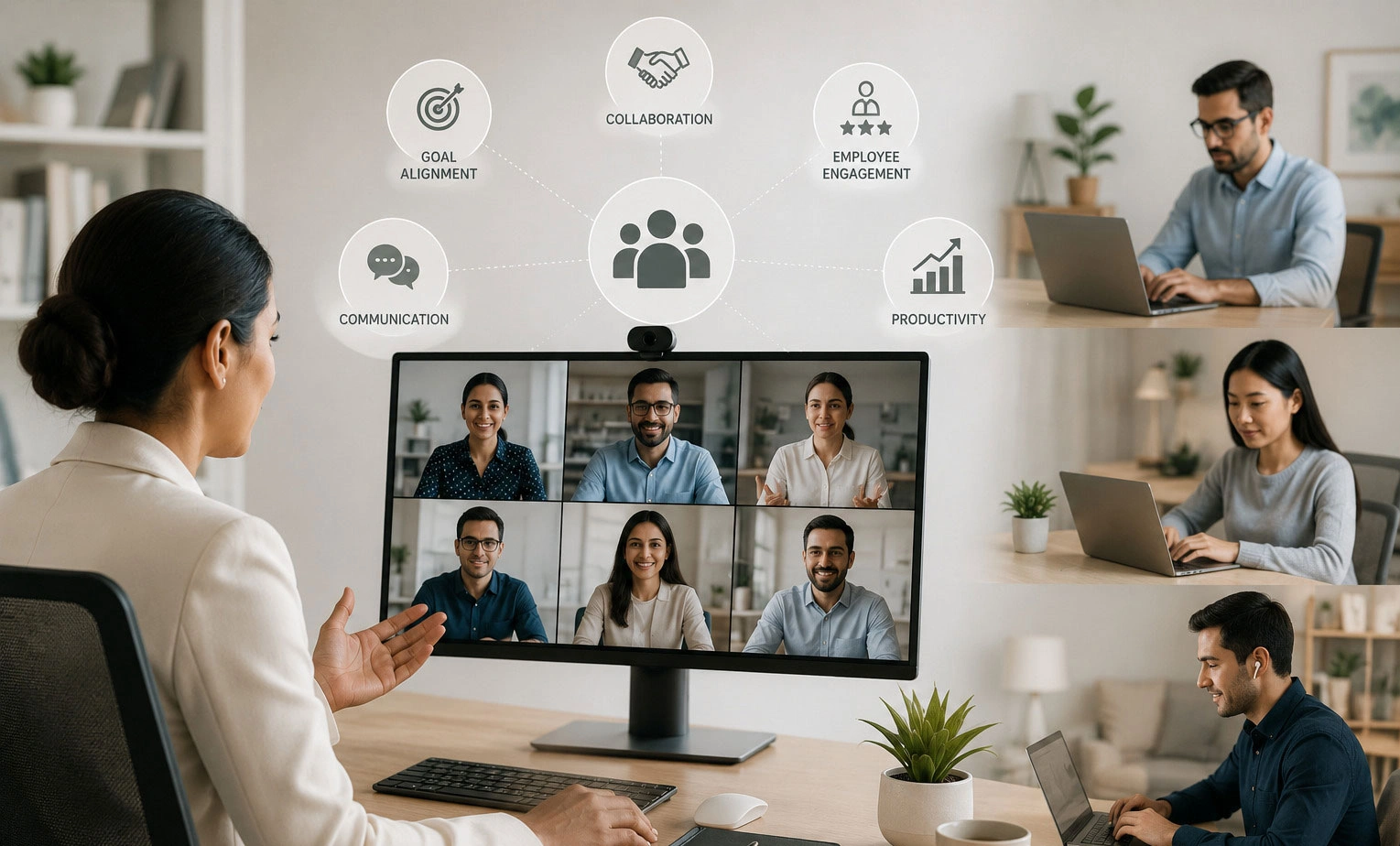 Leading Hybrid Workforces